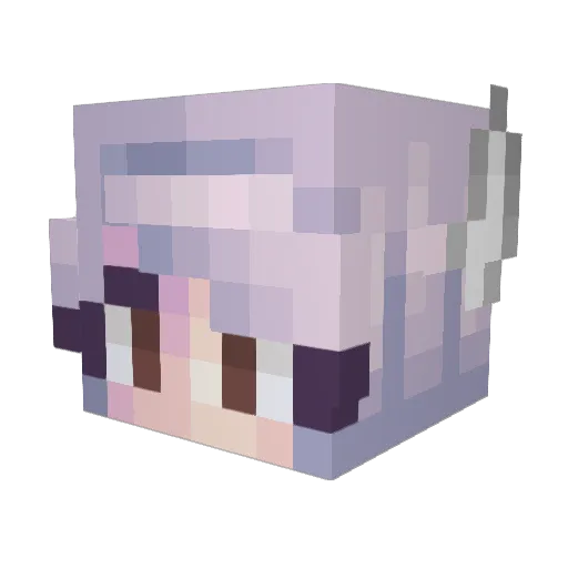 EdiThyim Minecraft avatar head, 3D render