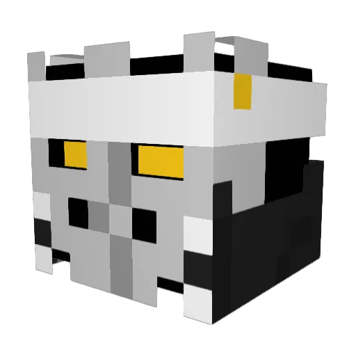 Edifire Minecraft avatar head, 3D render