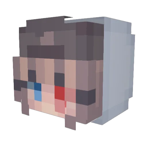 Ediii9Treyyy Minecraft avatar head, 3D render