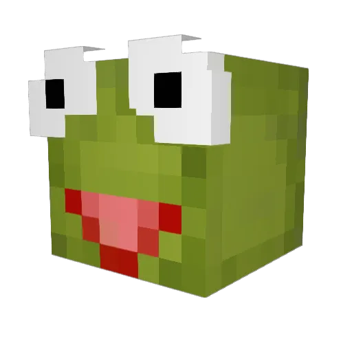 Edikx46 Minecraft avatar head, 3D render