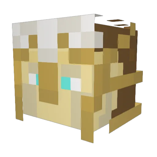 EdilonUK Minecraft avatar head, 3D render