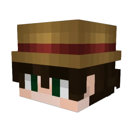 EdilsonVAN Minecraft avatar head, 3D render
