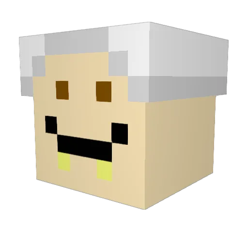 Edisultanu99 Minecraft avatar head, 3D render