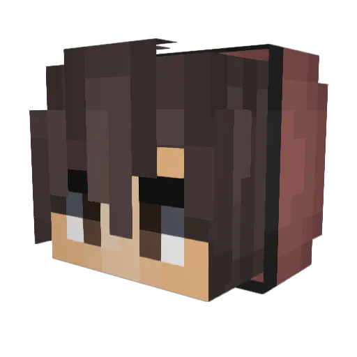 Editdzn Minecraft avatar head, 3D render