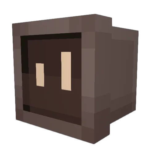 Editoh Minecraft avatar head, 3D render