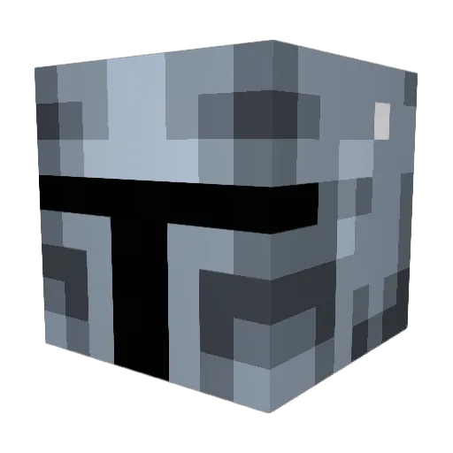 Edixend Minecraft avatar head, 3D render