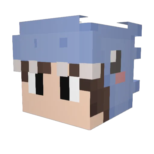 Ediz_55 Minecraft avatar head, 3D render
