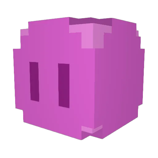 Edmundi4 Minecraft avatar head, 3D render
