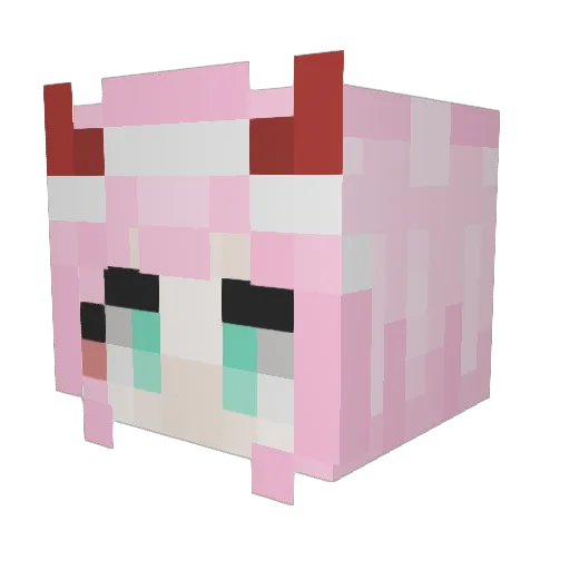 Edner_DJ Minecraft avatar head, 3D render