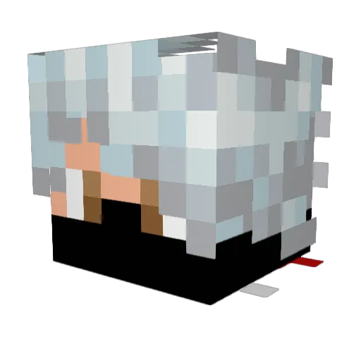 EdoKraft Minecraft avatar head, 3D render