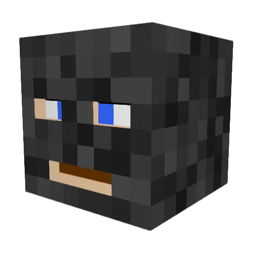 EdogClipz Minecraft avatar head, 3D render