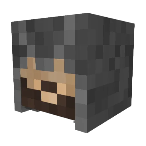 Edooplayz Minecraft avatar head, 3D render