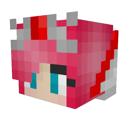 Edraitheru14 Minecraft avatar head, 3D render