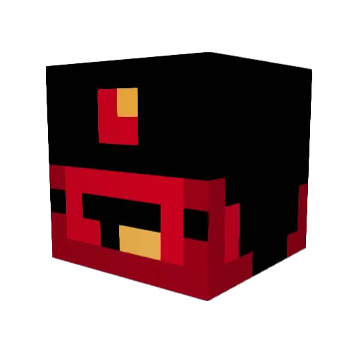 Edrfsx Minecraft avatar head, 3D render