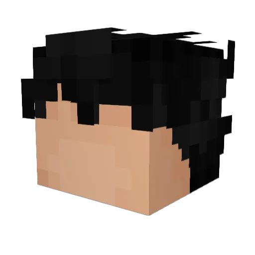 Edrimx Minecraft avatar head, 3D render