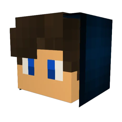 Edspider2 Minecraft avatar head, 3D render