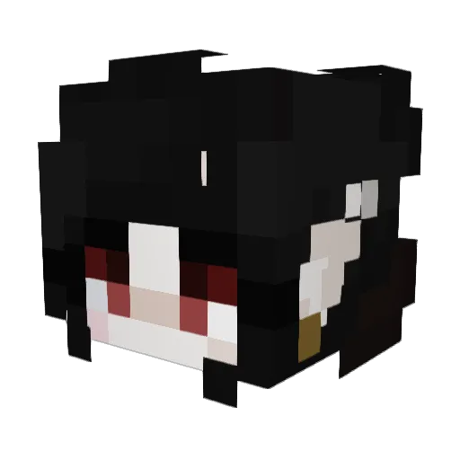 Edu7098 Minecraft avatar head, 3D render