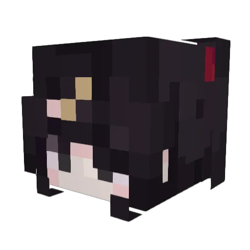 EduGabi2017 Minecraft avatar head, 3D render