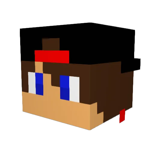 Edu_Gamer1000 Minecraft avatar head, 3D render