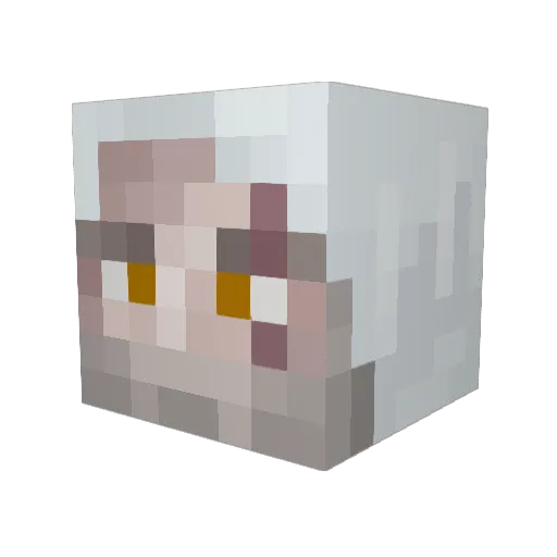 EduardoCM Minecraft avatar head, 3D render