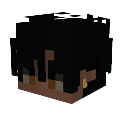 Edux_ZT Minecraft avatar head, 3D render