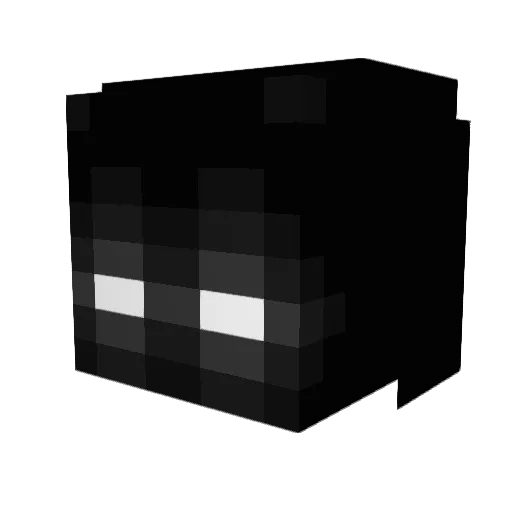 Edw5n Minecraft avatar head, 3D render