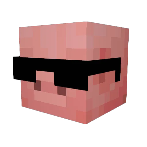 Edw_ng Minecraft avatar head, 3D render