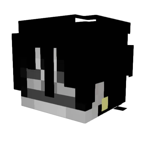 Edwaar Minecraft avatar head, 3D render