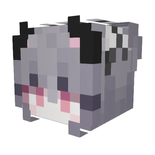 Edwade520 Minecraft avatar head, 3D render