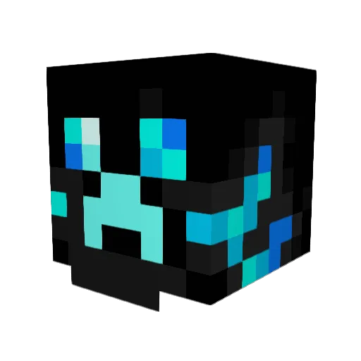 Edward56 Minecraft avatar head, 3D render
