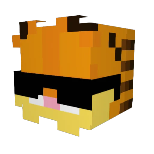 Edward7864 Minecraft avatar head, 3D render