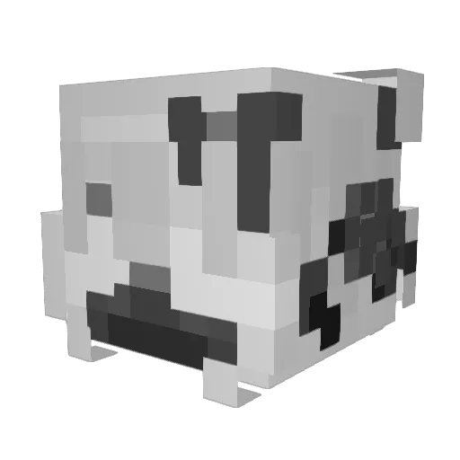 EdwardBebop Minecraft avatar head, 3D render