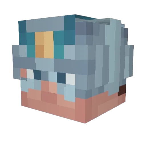 EdwardNewgate133 Minecraft avatar head, 3D render