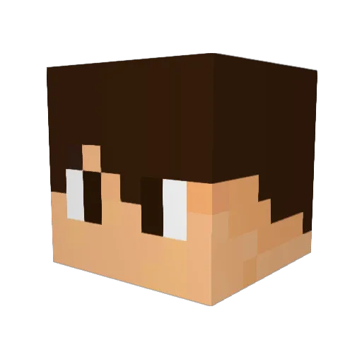 EdwardPro7 Minecraft avatar head, 3D render