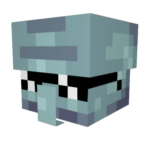 EdwardoSquidman Minecraft avatar head, 3D render
