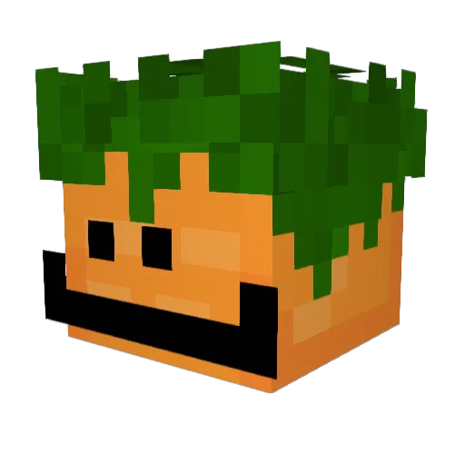 Edweq2505 Minecraft avatar head, 3D render