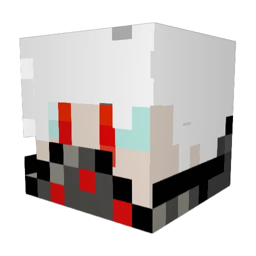 Edwin006 Minecraft avatar head, 3D render