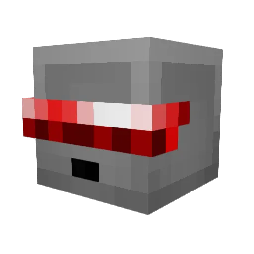 Edwin512 Minecraft avatar head, 3D render