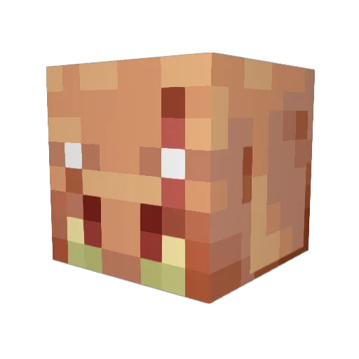 Edwinbanuz Minecraft avatar head, 3D render