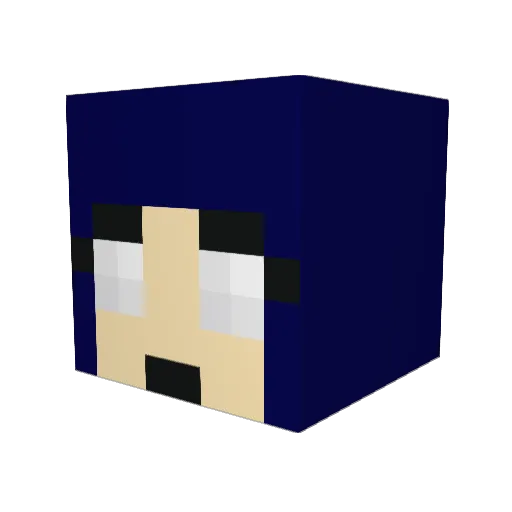 EeVeE4253 Minecraft avatar head, 3D render