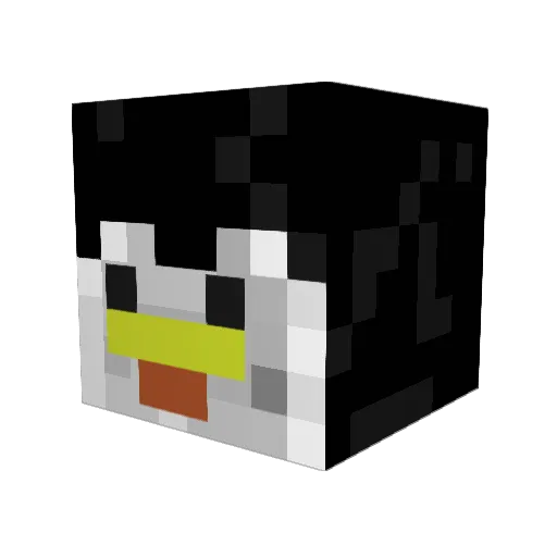 Eeagle0225 Minecraft avatar head, 3D render