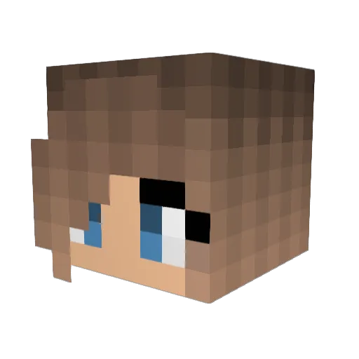 Eefje3004 Minecraft avatar head, 3D render