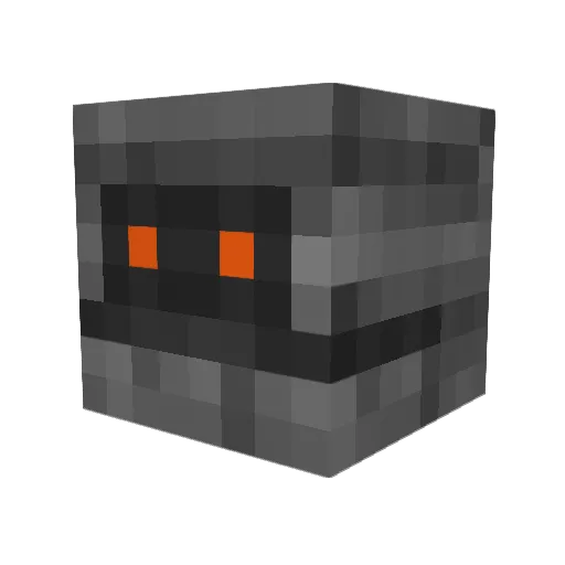 Eeken Minecraft avatar head, 3D render