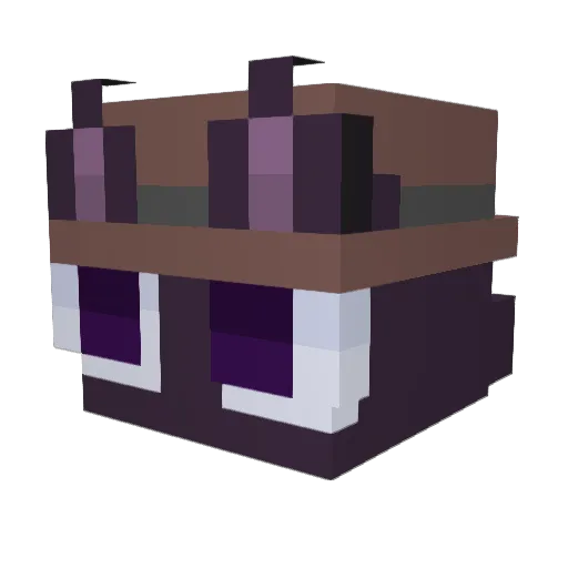 Eekzy Minecraft avatar head, 3D render