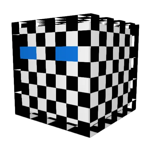 Eemaan1234 Minecraft avatar head, 3D render