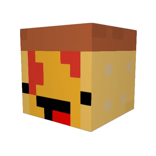 EenRandomAccount Minecraft avatar head, 3D render