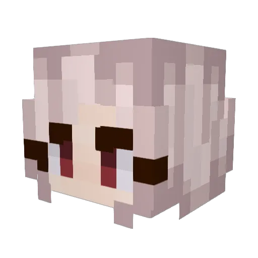 EeppyGoose Minecraft avatar head, 3D render