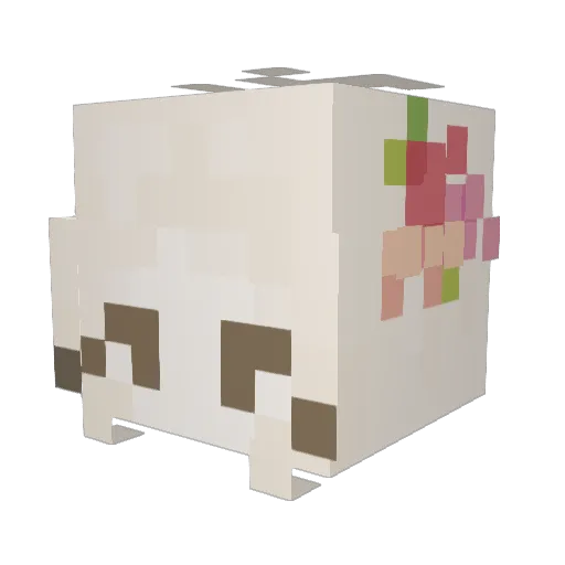 EepyCC Minecraft avatar head, 3D render