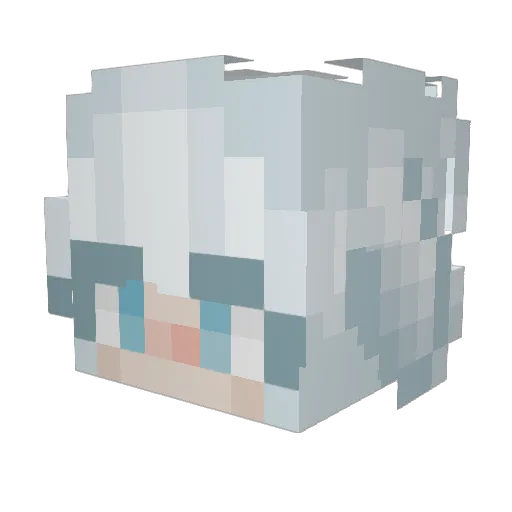 EepySheeep Minecraft avatar head, 3D render