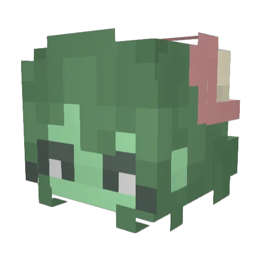 EerieFiend Minecraft avatar head, 3D render